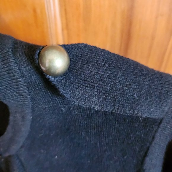 Torrid black military style cardigan sweater size 1 - Picture 5 of 6